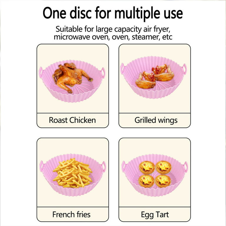 TOOKIE iSH09-M529968mn Air Fryer Silicone Pan, High Temperature