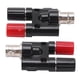 thumbnail image 4 of Adaptador tipo banana BNC, 2 piezas BNC hembra a BNC hembra a conector tipo banana dual BNC a conector tipo banana Funcionalidad inteligente, 4 of 8