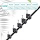 thumbnail image 2 of 500 clips de cable redondos negros, abrazaderas de brida para cables, sujetadores y organizador de cables redondos, tamaño: 4 mm, 6 mm, 7 mm, 8 mm, 10 mm, 2 of 5