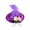 Purple, variant on Floral Chicken Hat for Hens with Adjustable Elastic Chin Strap Decorative Poultry Costume Accessory Purple