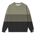 thumbnail image 4 of MESSUEN Pullover Sweatshirts for Women Thermal Long Sleeve Women Winter Sweatshirts for Women Woman Long Sleeve Tops Long Sleeve Shirt Women Thermal Tops for Women Womens Sweatshirts Trendy Khaki 1 L, 4 of 4