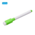 thumbnail image 3 of Dry Erase Marker Pens, 100 Pack Green Ink Fine Point Low Odor Whiteboard with Eraser Cap, White Pen Rod, 3 of 7