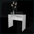 thumbnail image 5 of Desks, Modern White with Built-In Storage, Melamine & Particle Board, 35.1"W x 16.5"D x 30.6"H | White | Melamine, 5 of 7