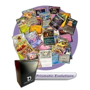 Prismatic Evolutions Pok mon Card Compatible TCG Random Assortment Bundle || Ultra Rare + 20 Random Cards + Dan123yal Deck Box