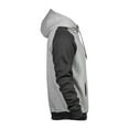 thumbnail image 3 of Tee Jays Mens Two Tone Raglan Hooded Sweatshirt, 3 of 4