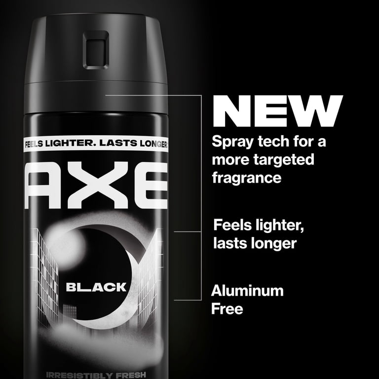 Axe Black Body Spray, 48 Hour Odor Protection, 3.9 oz photo 3