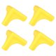 thumbnail image 1 of Milisten 4Ud Protector De Para Escritorio De Silicona Amarillo Flexible Y, 1 of 6
