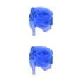 thumbnail image 2 of Guardurnaity Bufandas cuadradas Pañuelo de gasa Adornos para el cabello Accesorios sedosos Accesorio de fiesta para representaciones teatrales Royalblue Azul real 60*60cm 2piezas Guardurnaity CBP321270, 2 of 5