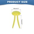 thumbnail image 2 of Uxcell 1000Pcs Paper Brass Fasteners Split Pins Yellow 0.2 x 0.35", 2 of 7