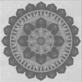 thumbnail image 1 of Ahgly Company Machine Washable Indoor Square Transitional Smokey Gray Area Rugs, 4' Square, 1 of 7