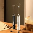 thumbnail image 5 of Milk Frother USB Rechargeable Handheld Frother Wand with 2 Stainless Whisks, New Upgraded 3 Speeds Coffee Whisk Frother Electric Drink Mixer for Lattes, Cappuccino, Egg, Matcha, 5 of 7