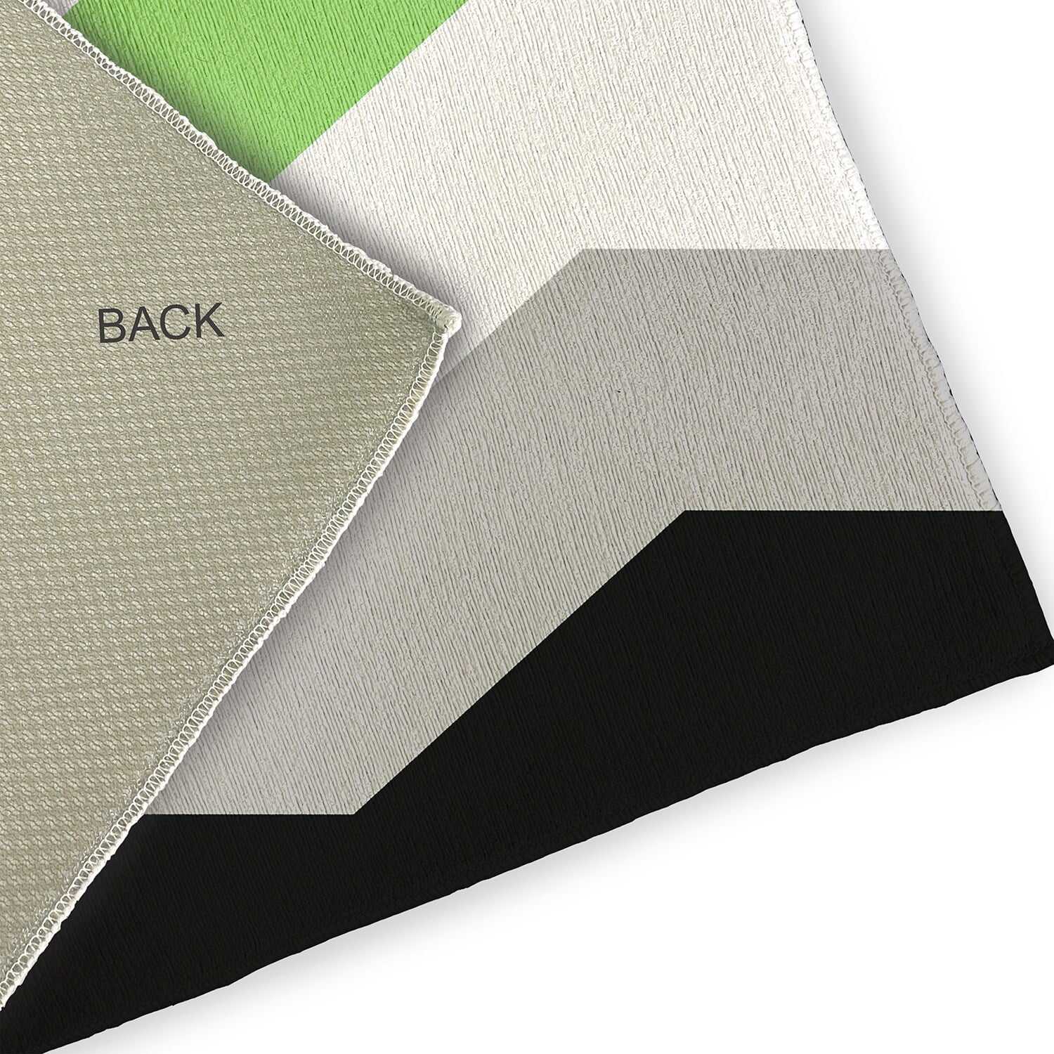 Simply Daisy 5' x 7' Agender Chevron Agender Chevron Chenille Indoor/Outdoor Rug