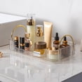 thumbnail image 4 of Hevirgo Metal Handle Makeup Organizer Makeup Storage Tray with Metal Handle Capacity Countertop Organizer for Neat Organized Cosmetic Storage for Bathroom, 4 of 8