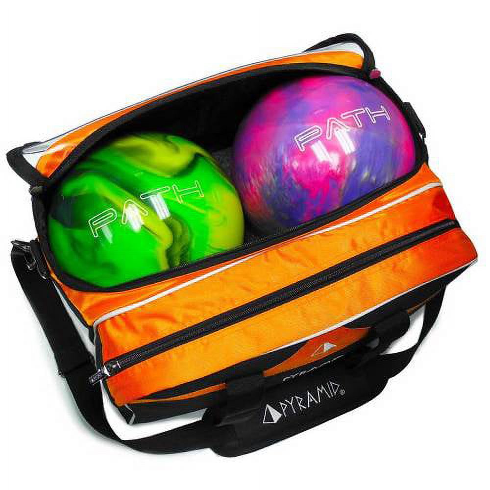 Pyramid Path Double Tote Plus Clear Top Bowling Bag (Holds Shoes) Bowling Bag