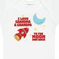 thumbnail image 4 of Inktastic I Love Grandma and Grandpa to the Moon and Back Boys or Girls Baby Bodysuit, 4 of 5