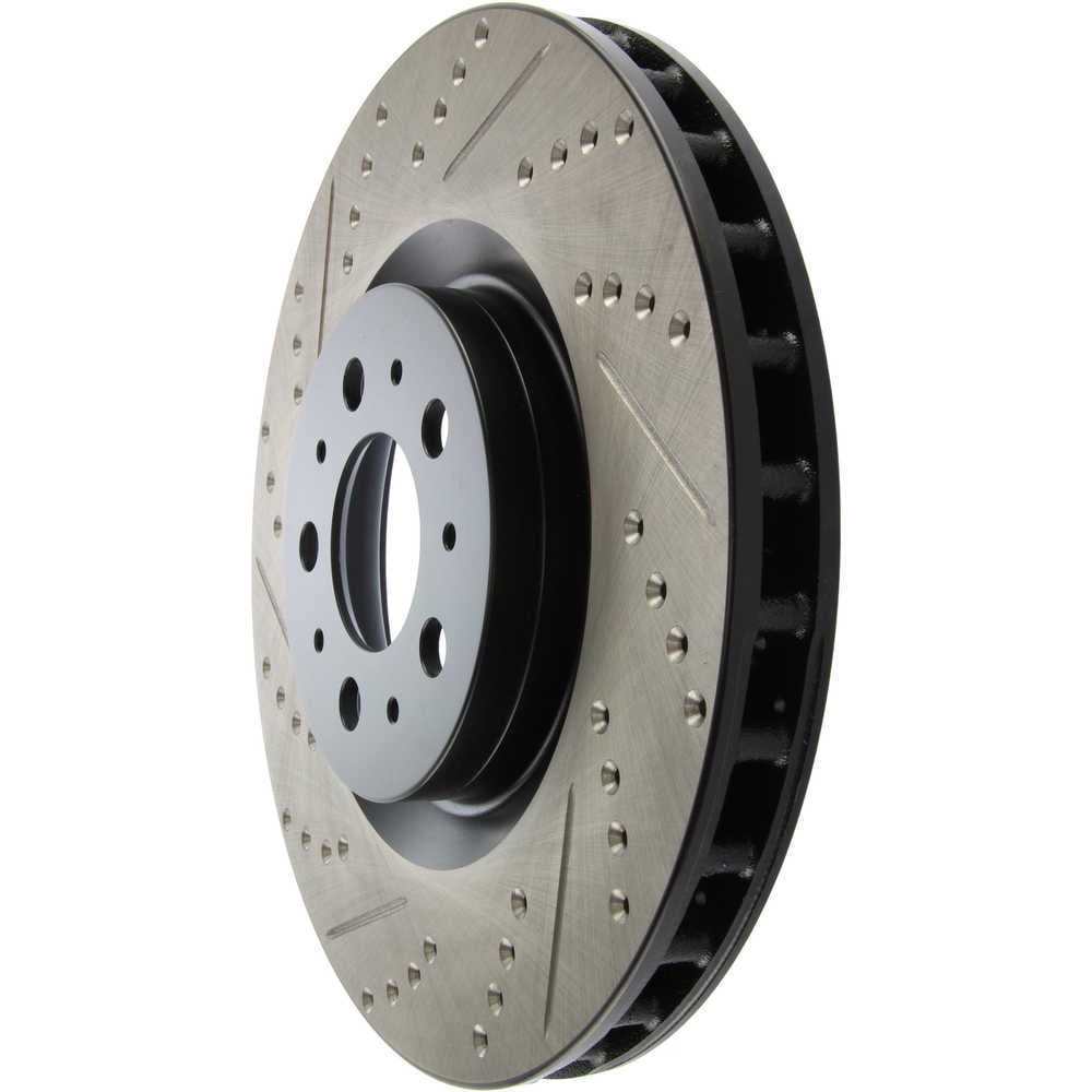 StopTech Slotted & Drilled Sport Brake Rotor Fits select: 2004-2007 VOLVO V70, 2004-2007 VOLVO S60 R