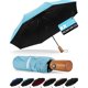 thumbnail image 1 of wonima02 Windproof Travel Umbrella with Wood Handle - Automatic Umbrellas for Rain & UV Sun Protection, Compact 46" Large Canopy, Lightweight Backpack Portable for Walking & Outdoor, 1 of 1