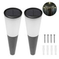 thumbnail image 2 of 2pcs Wall Lamp Solar Powered 600mAh IP65 Solar Powered Street Lamp Waterproof Colorful Lighting Landscape Light Street Fence Lamp for Yard Porch Garden, 2 of 9