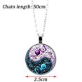 thumbnail image 4 of Jiaroswwei Vintage Women Round Pendant Chain Necklace Hook Earrings Bracelet Jewelry Set, 4 of 6