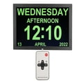thumbnail image 5 of Falleo Clearance 15in Digital Day Clock Large HD Display Remote Control 10 Languages Calendar Alarm with Date and Day for Kids 100?240V US Plug, 5 of 5