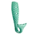 thumbnail image 2 of Chesapeake Bay Ltd Set of 8 Cast Iron Mermaid Tail Wall Hooks Green Nautical Coastal Decor, 2 of 10