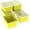 Yellow, variant on Storex 4 Gallon Plastic Storage Bin with Lid, Fits Letter-Size Paper, Yellow, 6-Pack