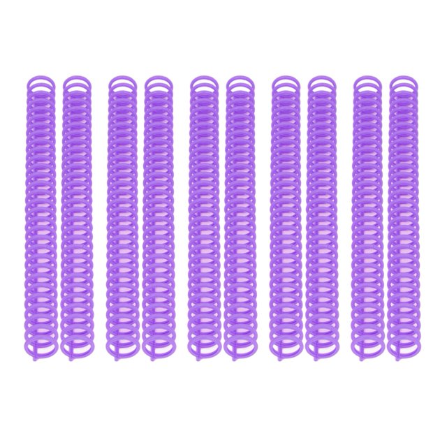 19mm 30 Rings Plastic Binding Spines Compatible with A4 B5 A5 Paper Size 150 Sheets Capacity for Loose Leaf Notebooks