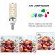 thumbnail image 5 of Bombillas LED duraderas, casquillo E14 de 16 W, equivalentes a halógenos de 120 W, luz blanca cálida no regulable, lámparas de ahorro de energía de 1600 lm para candelabros y más, distribución, 5 of 5