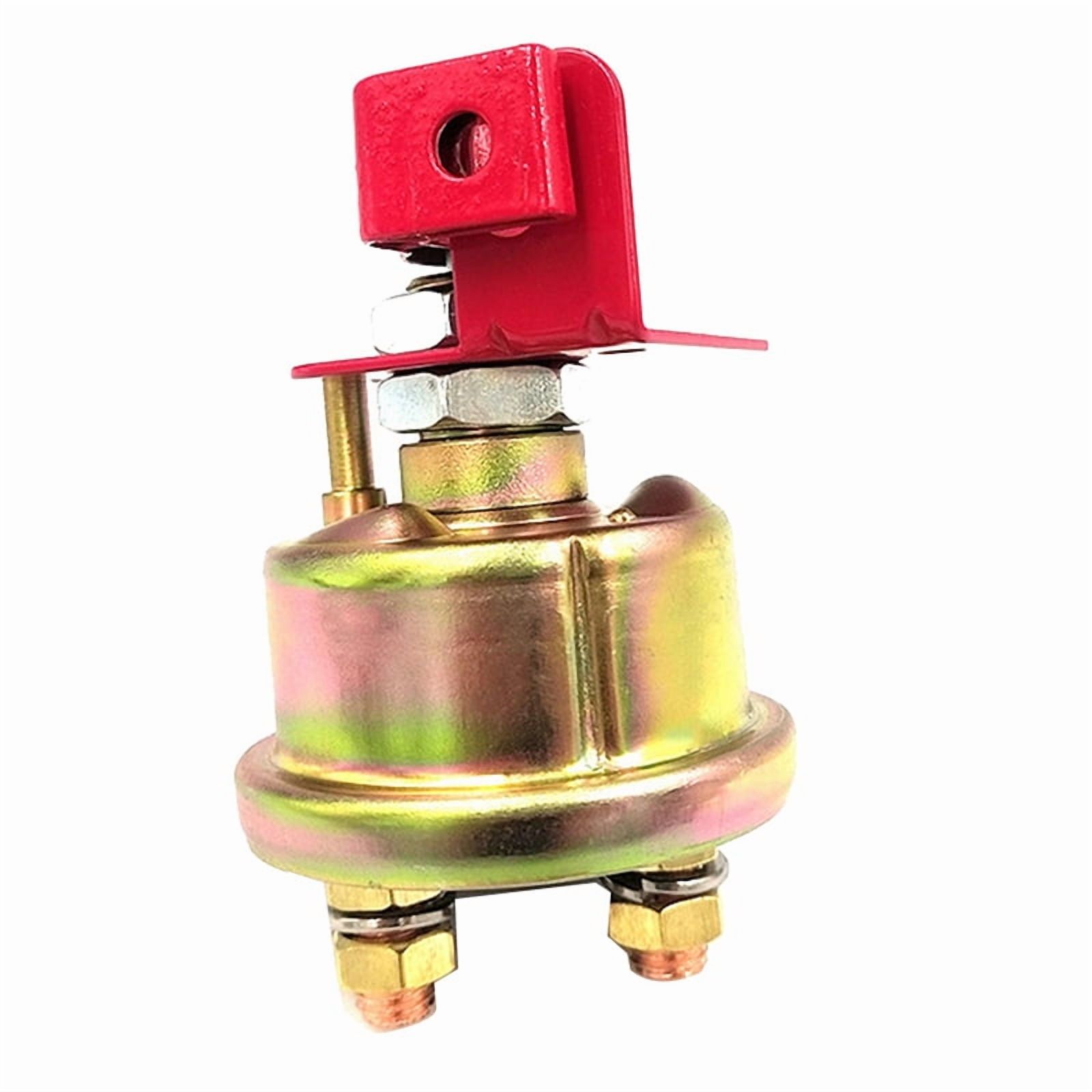 2X Universal Forklift Excavator-Marine Battery Disconnect Switch with Lock Bracket Power Cut Off Battery Switch Metal