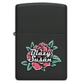 thumbnail image 2 of Zippo Blazy Susan™ Logo Design Black Matte Pocket Lighter, 2 of 6