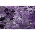 thumbnail image 2 of Addison Rugs Mayfield Washable Transitional Floral Purple Rectangle Rug, 1'8" x 2'6", 2 of 5