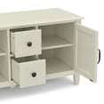 thumbnail image 4 of Simpli Home Connaught 72 inch Wide Solid Wood TV Stand in Antique White For TVs up to 80 inches, 4 of 12