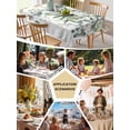 thumbnail image 5 of Sage Green Coastal Table Cloth, Spring Eucalyptus Leaves Waterproof Tablecloth for Rectangle Tables, Reusable Washable Fabric Table Cover for Restaurant Kitchen Dining Tables 60"x102", 5 of 6