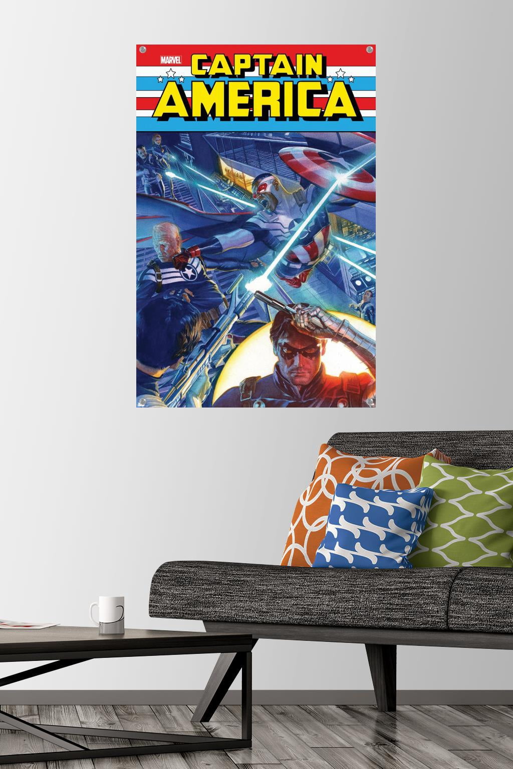 Marvel Comics - Winter Soldier - Captain America: Sam Wilson #7 Wall Poster with Pushpins, 22.375" x 34"