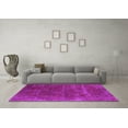 thumbnail image 3 of Ahgly Company Indoor Round Oriental Pink Industrial Area Rugs, 3' Round, 3 of 4