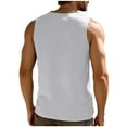 thumbnail image 4 of DxhmoneyHX Mens Tank Tops Wicking Muscle Blouse Summer V Neck Sleeveless Half Button Shirts Loose Gym Workout Athletic Tees, 4 of 9