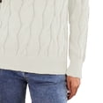 thumbnail image 4 of Cathalem Plus Size Sweater Long Sleeve Drop Shoulder Sweaters Top,Beige M, 4 of 5