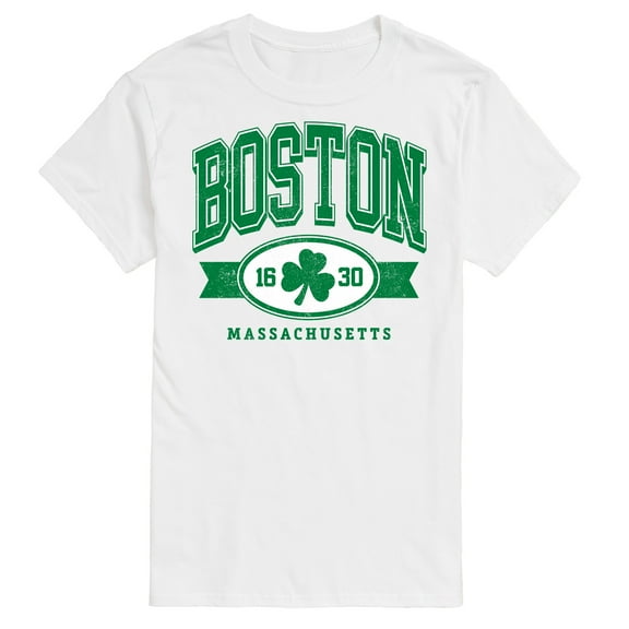 Instant Message - Boston Mass Clover - Men's Short Sleeve Graphic T-Shirt
