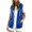 Blue-orCg, variant on Women Sleeveless Hooded Sweatshirt Vest Ladies Zip-Up Sweat Coat Womens Casual Tank Waistcoat L2 Grey