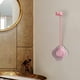 thumbnail image 4 of Soporte para secador de pelo de pared, adhesivo para baño, sin necesidad de taladrar. rosa redondo, 4 of 8
