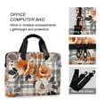 thumbnail image 4 of FORMRS 16" Laptop Bag Carrying Sleeve Case with Handle Travel Shoulder Briefcase, Plaid Floral, 4 of 8