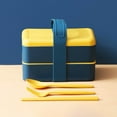 thumbnail image 1 of Organisateurs et Rangement Double Couche Boîte à Lunch Portable, Boîte à Lunch Séparée, Boîte de Conservation Micro-Ondable Gadgets de Cuisine Indispensables 2023, 1 of 2