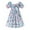 251255#-PuffleBlueRose, variant on HILEELANG Toddler Girl Summer Dress Floral Ruffled Sleeve Backless Tie Back Crew Neck Sundress 2T