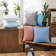 thumbnail image 5 of Deconovo Fundas de cojines decorativas - Juego of 4 Soft Linen Cushion Covers, Machine Washable Pillowcases for Sofa, Lake Blue, 18x18 Inch, 5 of 7