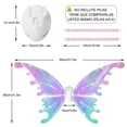 thumbnail image 4 of Mariposa móvil LED GOLDGE con forma de mariposa eléctrica Fairy Wings con luces, 4 of 7