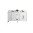 thumbnail image 3 of Vanity Art 60” Double Sink Bathroom Vanity Cabinet with Engineered Marble Countertop, 3 of 4