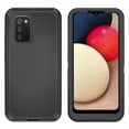 thumbnail image 3 of Asuwish Compatible with Samsung Galaxy A02s Phone Case Hybrid Rugged Shockproof Hard Protective Drop Proof Full Body Heavy Duty Mobile Cell Cover for A 02s Ao2s M02s SM-A025V Women Men Black, 3 of 8