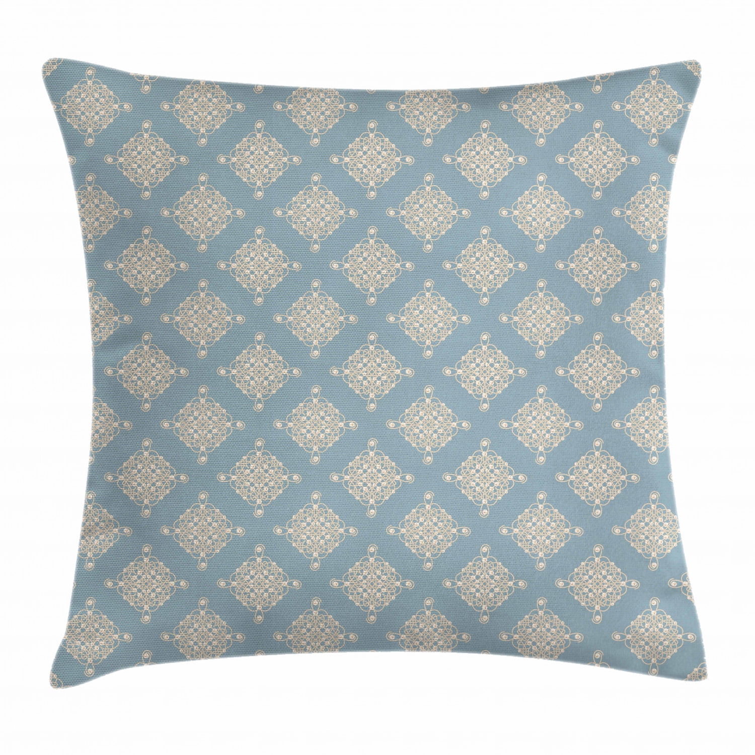 Pearls Throw Pillow Cushion Cover, Abstract Swirled and Curved Lines