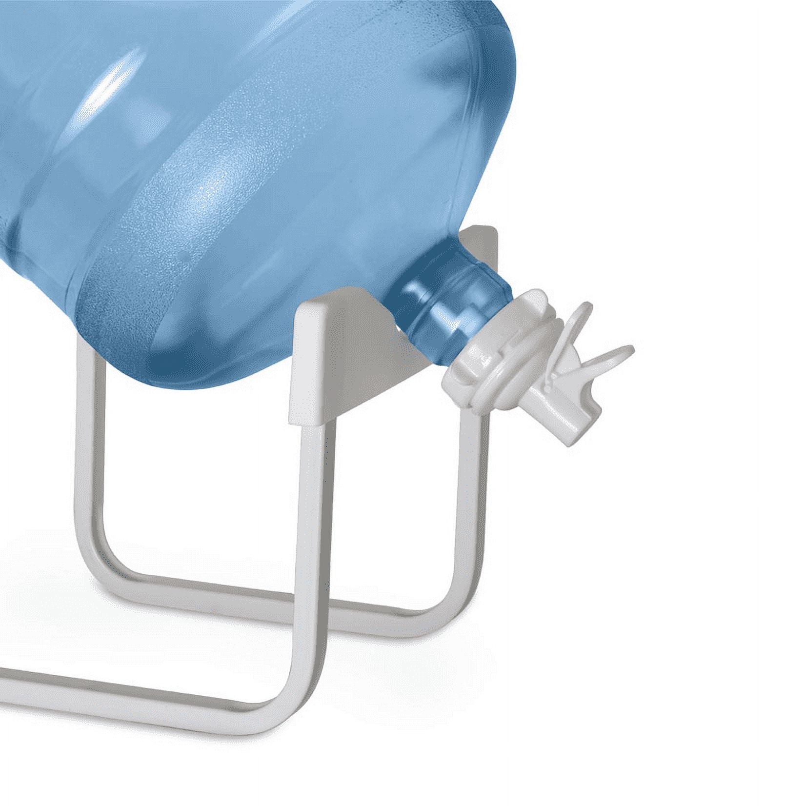 Brio Stainless Steel 5 Gallon Water Jug Stand and 2 Dispenser Valves, Water Stand and Water Spout