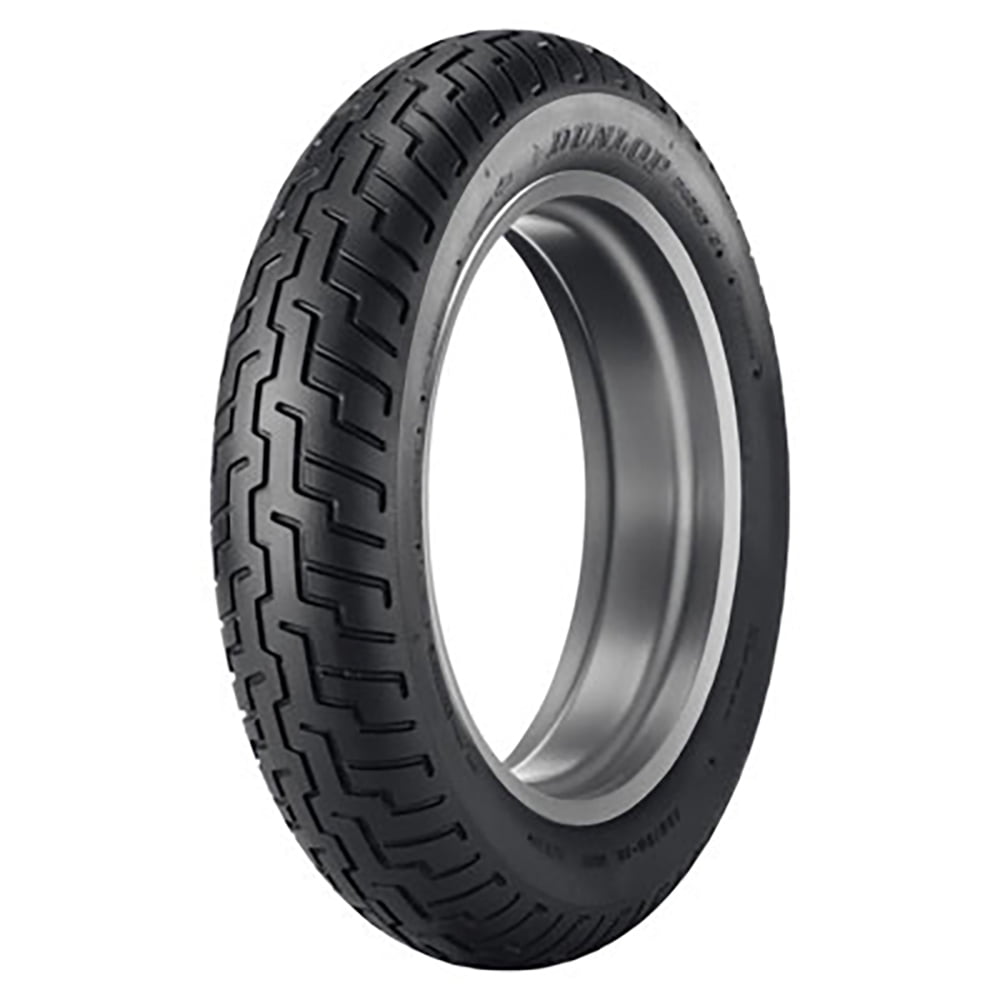 DUNLOP D404 150/80B16 ハーレーリアタイヤ Dunlop D404 Rear Tire, 150/80B-16 (71H), Black Wall for Yamaha